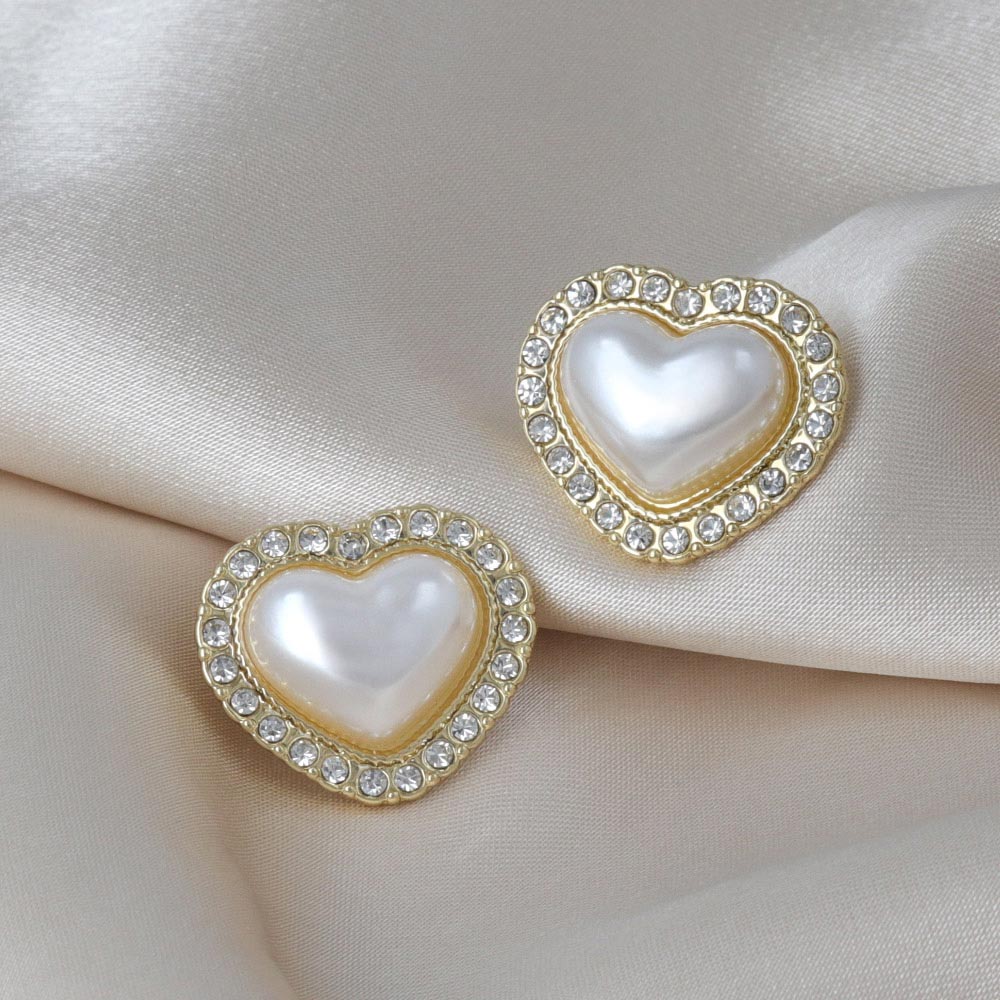 Gemline Heart Stud Earrings