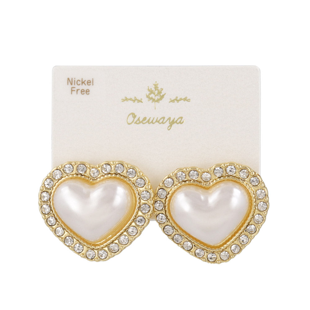 Gemline Heart Stud Earrings