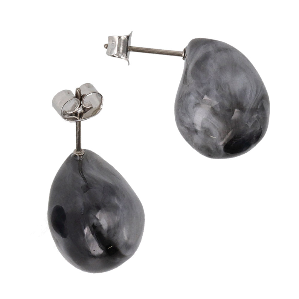 Acrylic Marble Waterdrop Earrings