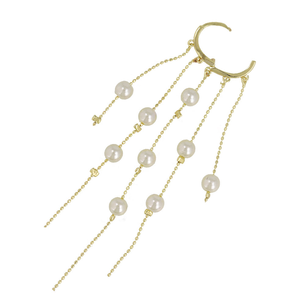 Pearlized Chandelier Earrings