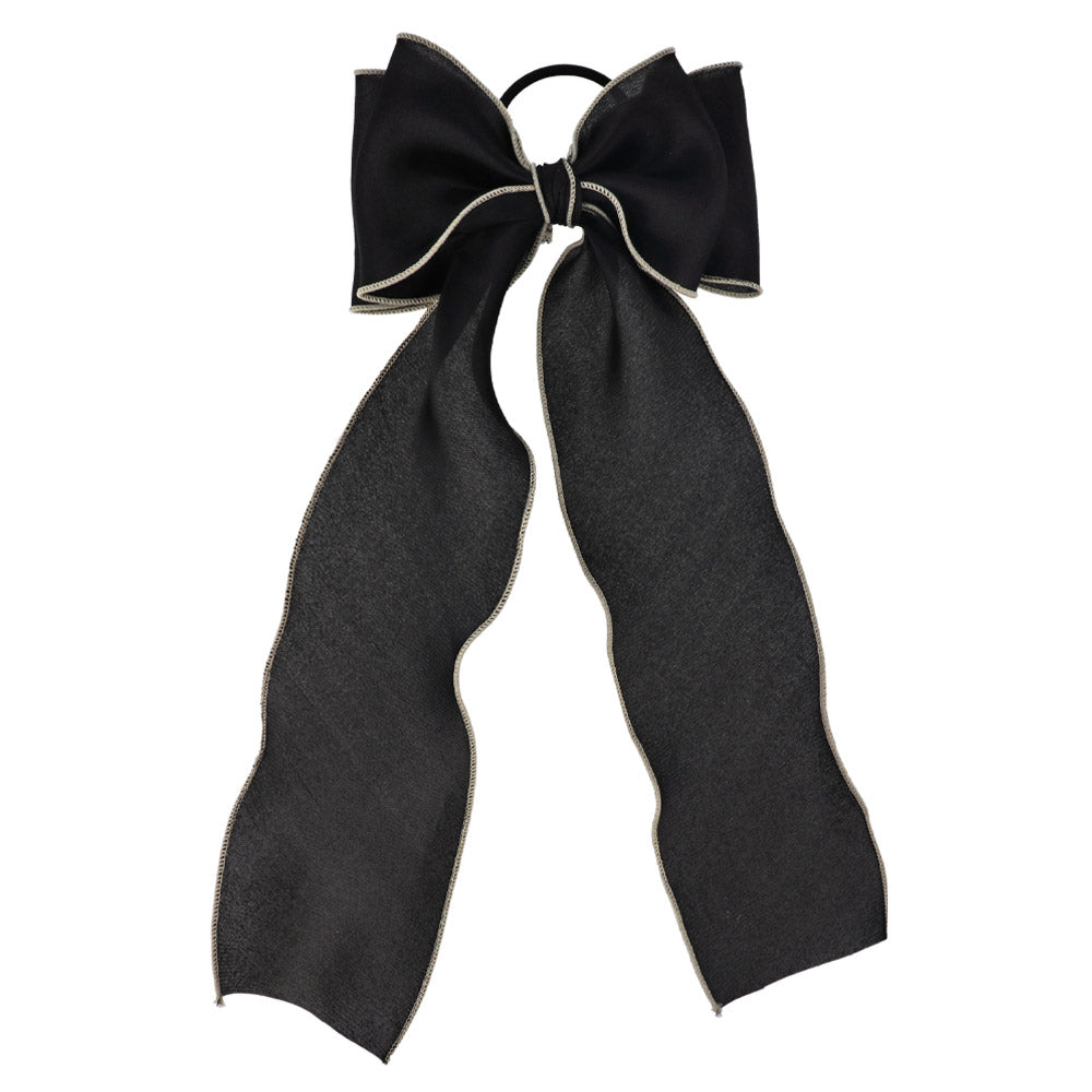 Large Sheer Bow Hair Tie