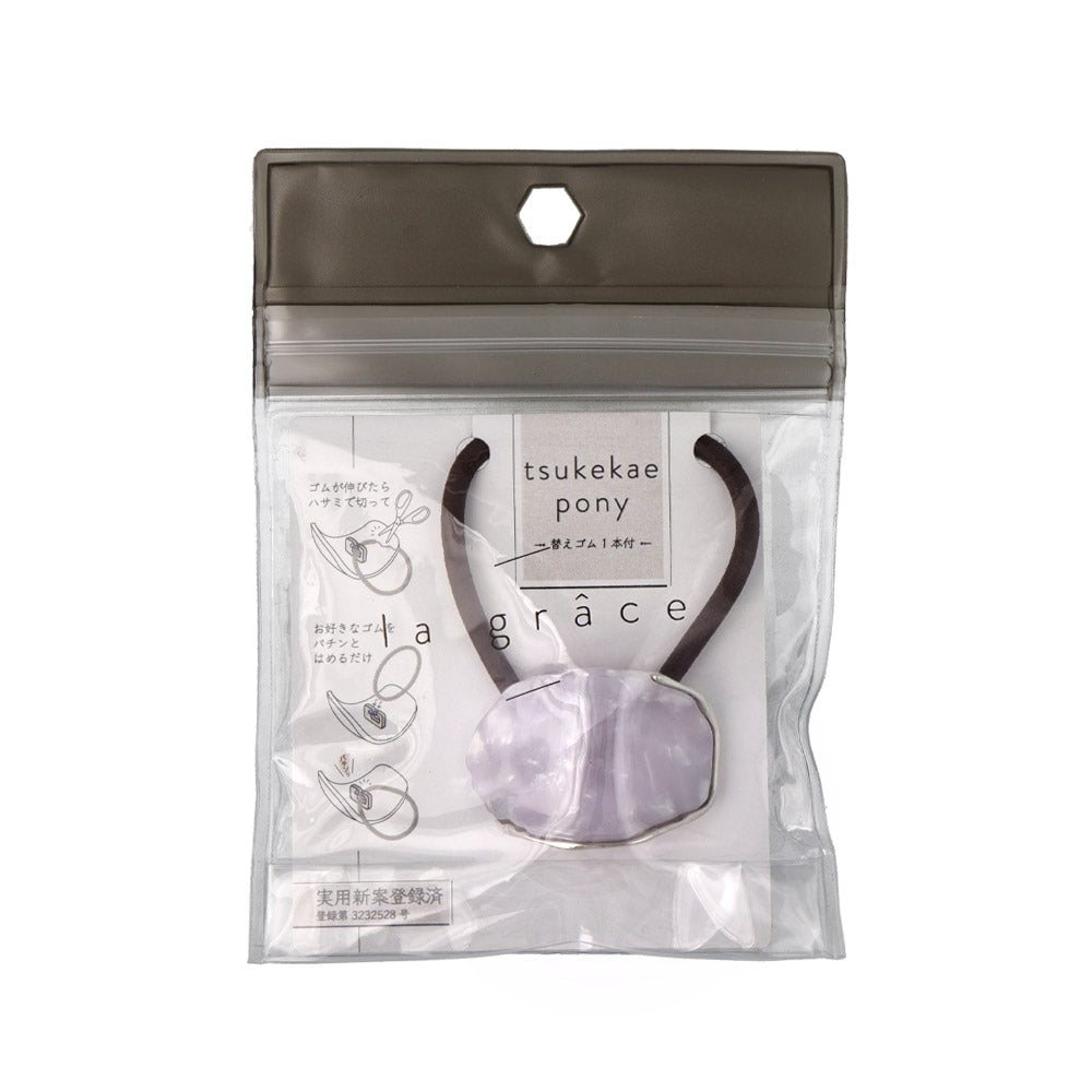 Tsukekae Oval Marble Hair Tie