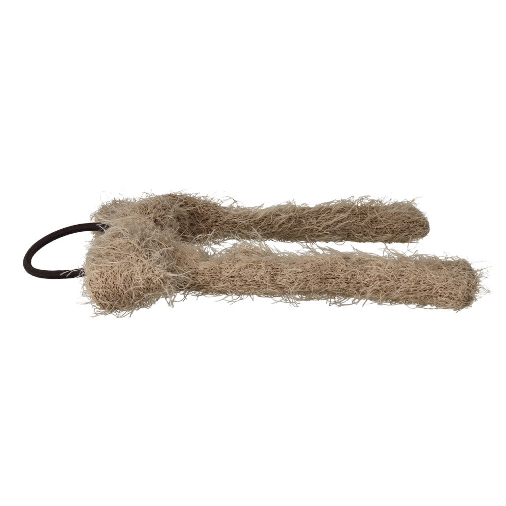 Furry Long Tail Bow Hair Tie