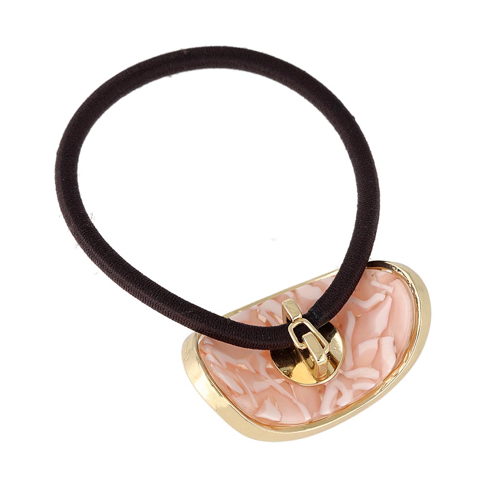 Openwork Flower Ponytail Holder