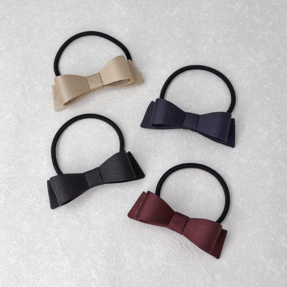 Textured Bow Hair Tie