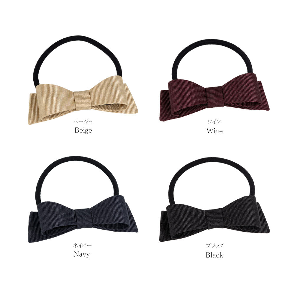 Textured Bow Hair Tie