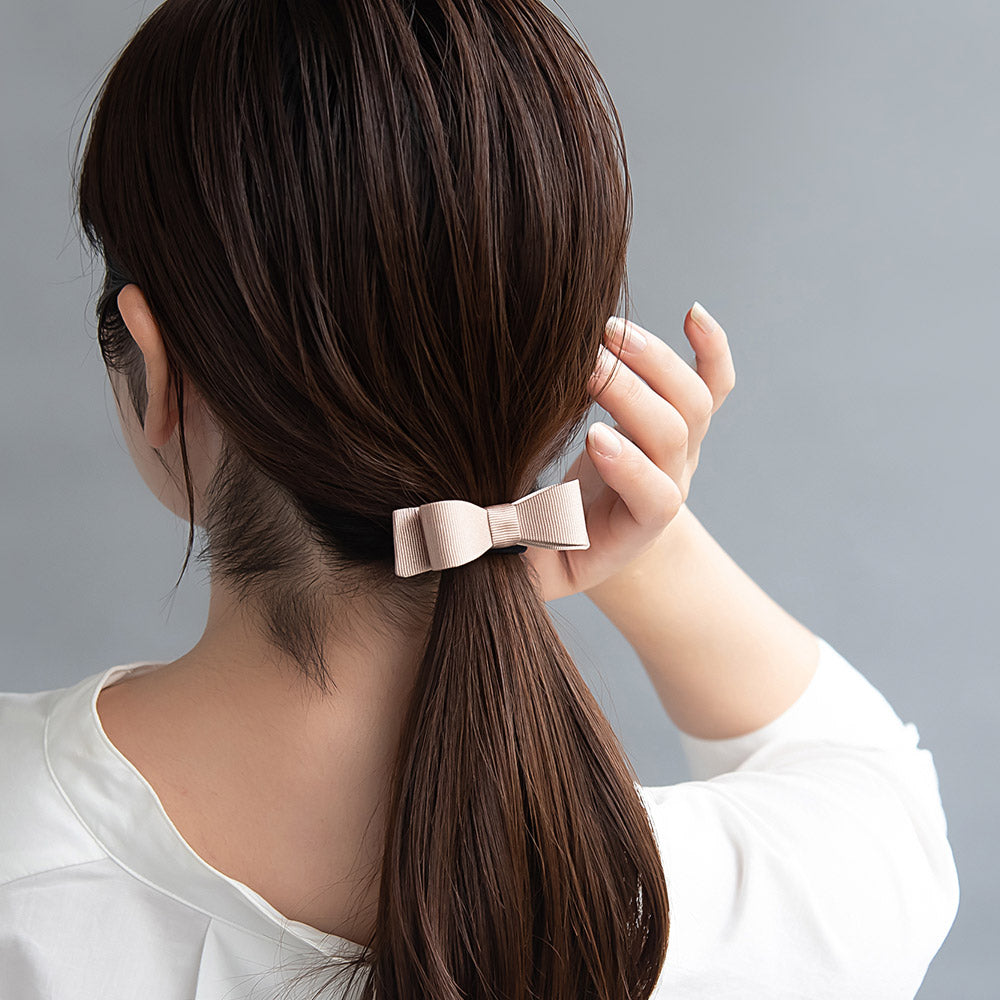 Textured Bow Hair Tie