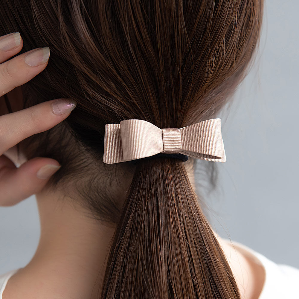 Textured Bow Hair Tie