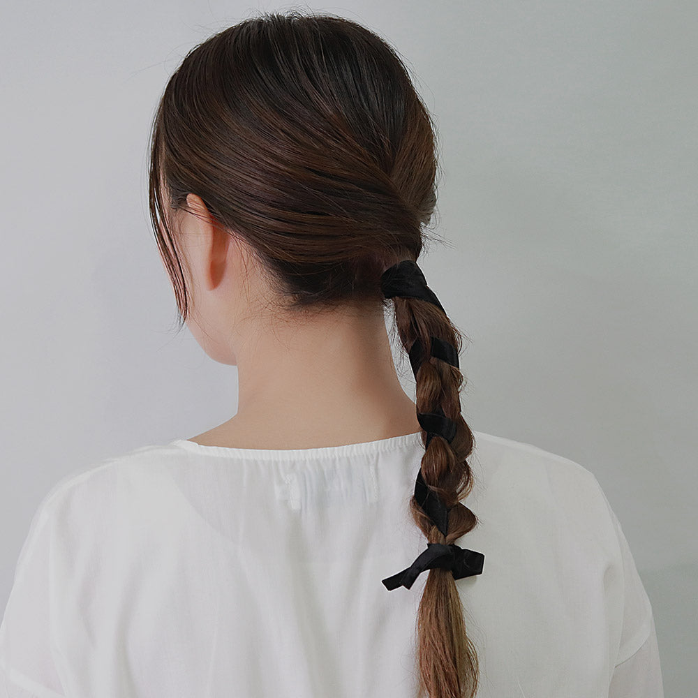 Black Velvet Long Ribbon