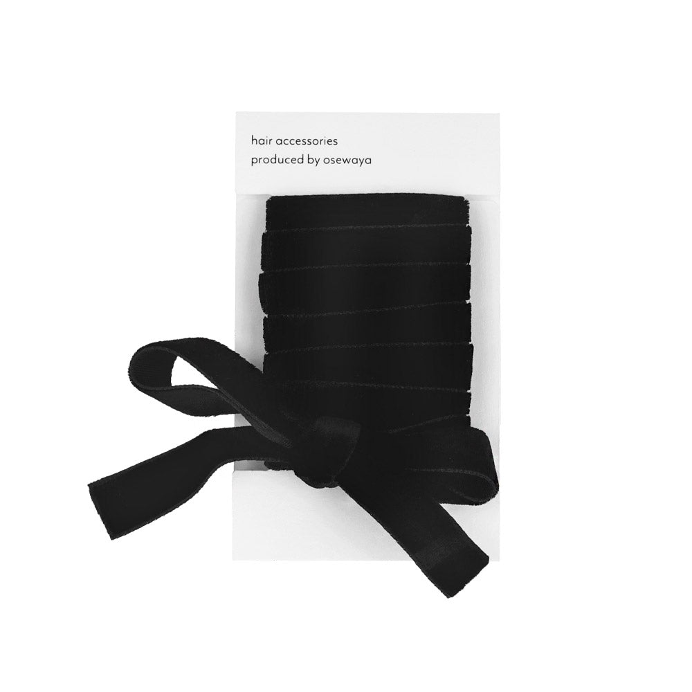 Black Velvet Long Ribbon