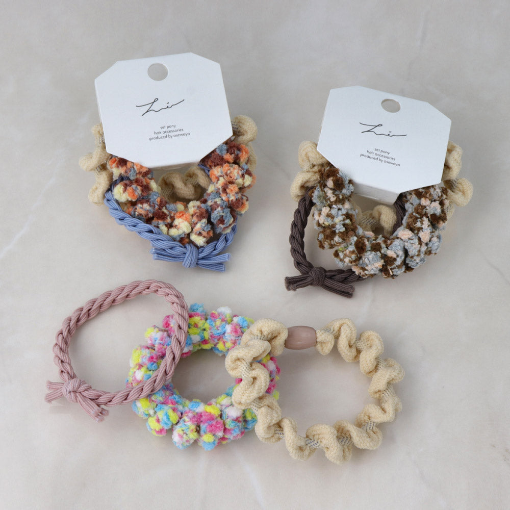 Mixed Style Hair Tie Pack