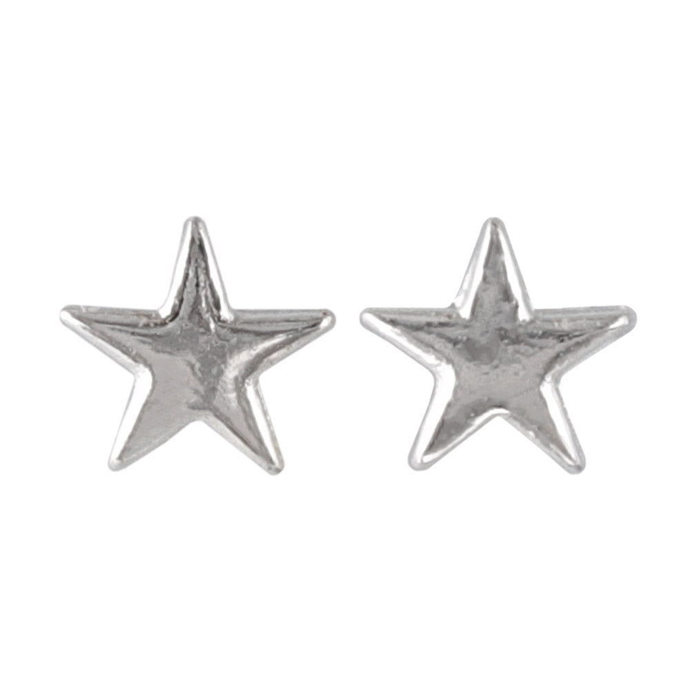 925 Silver Star Studs