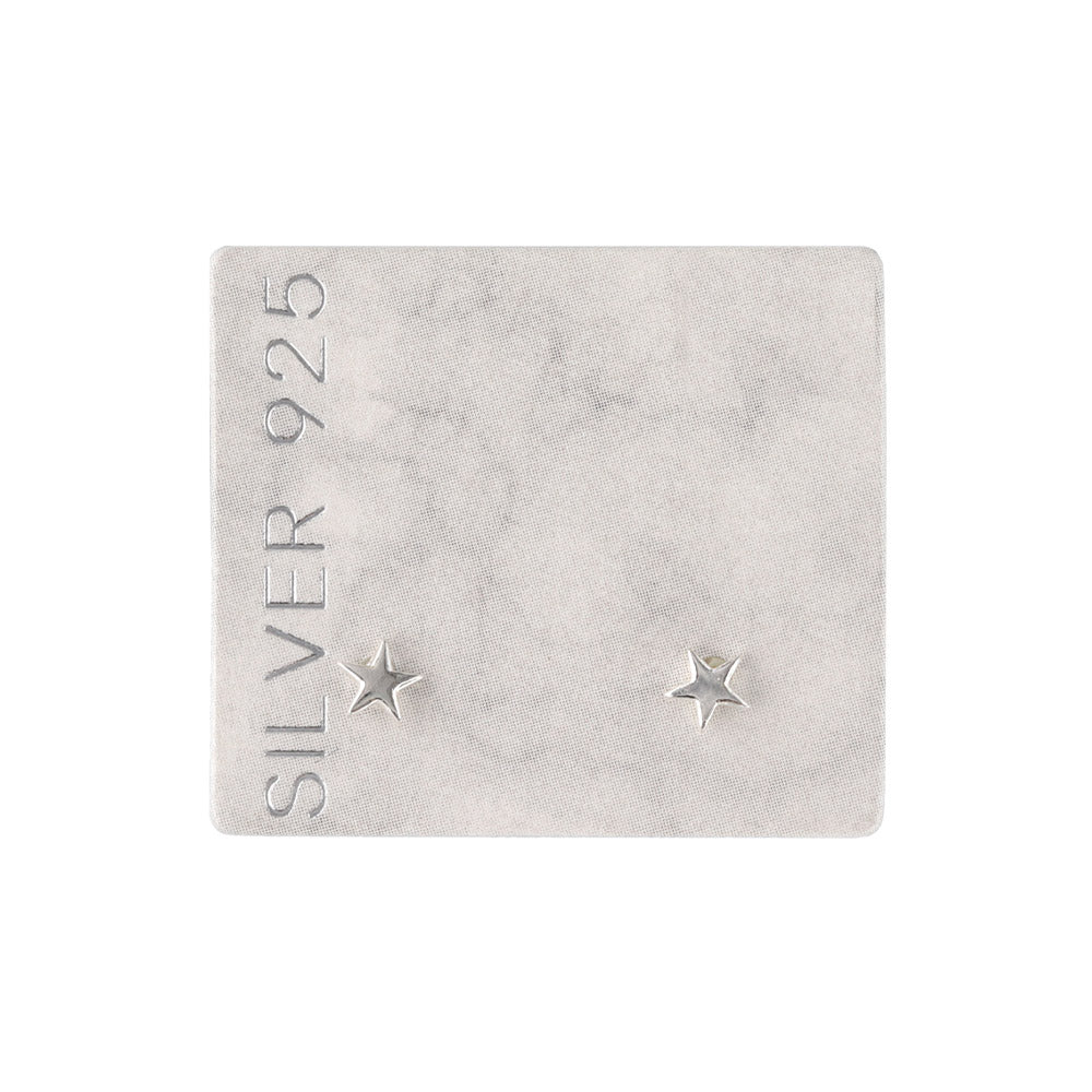 925 Silver Star Studs