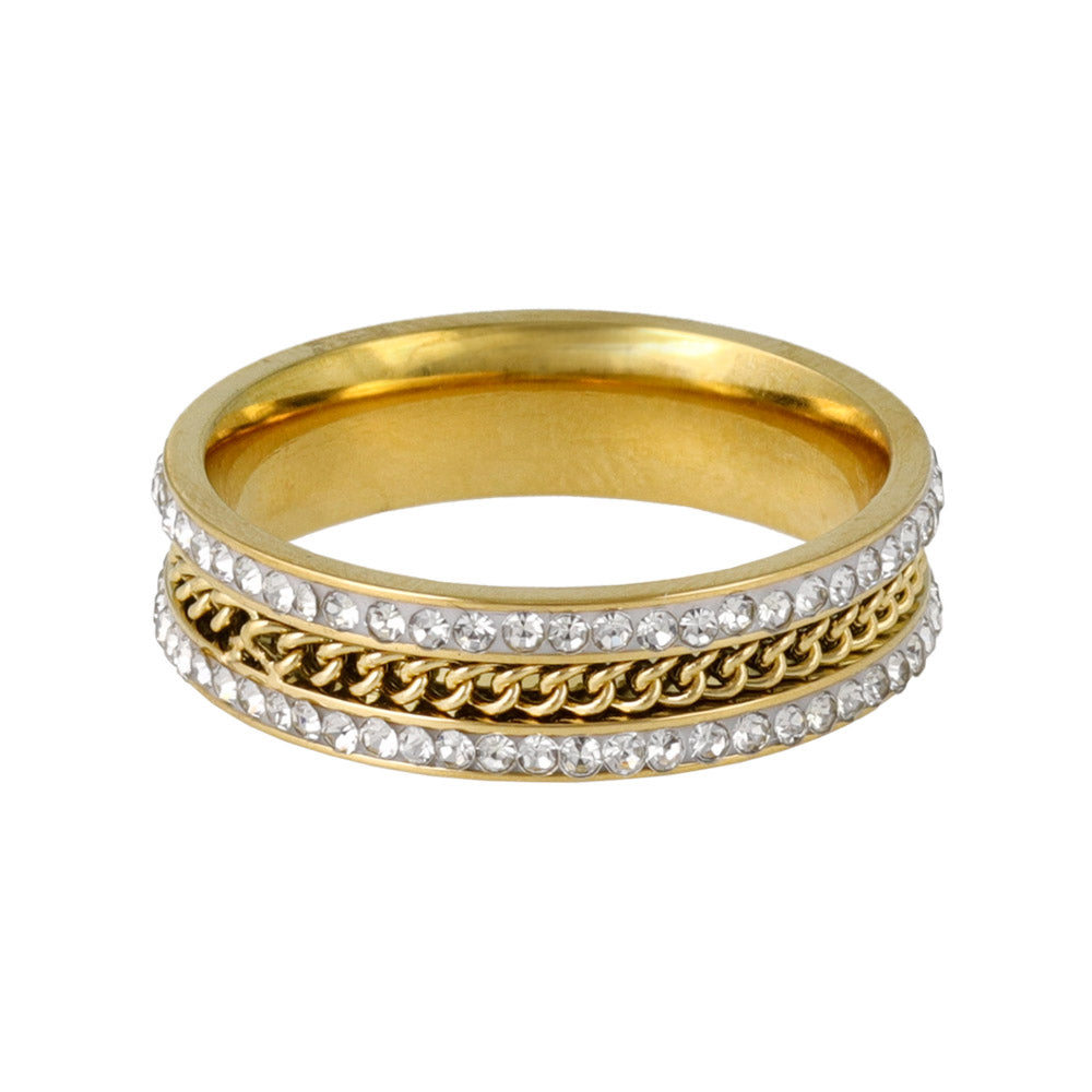 Chain Gemline Band Ring