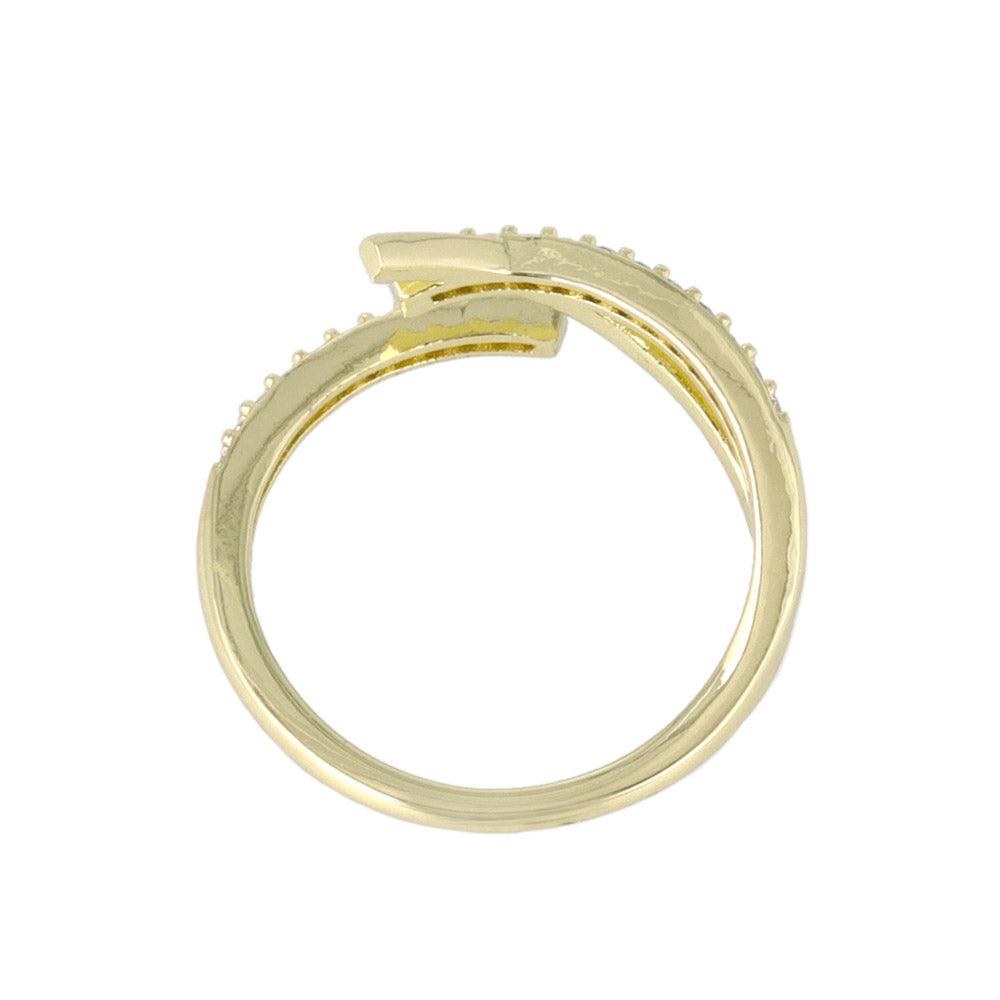 Gemline Cross Open Ring