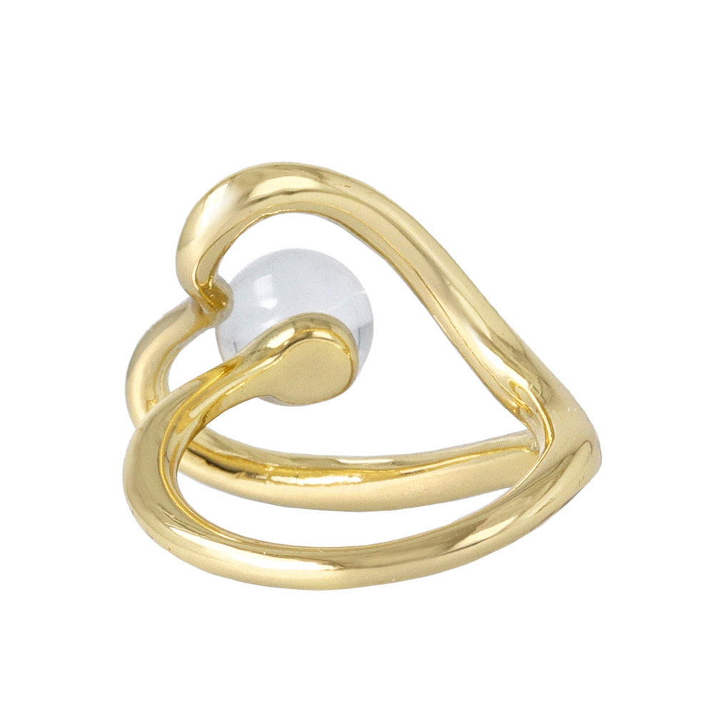 Open Heart Cuff Ring