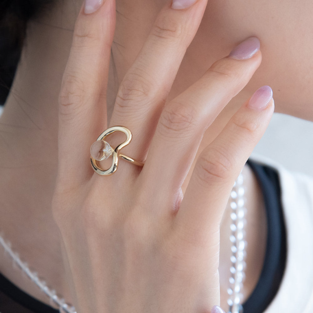 Open Heart Cuff Ring