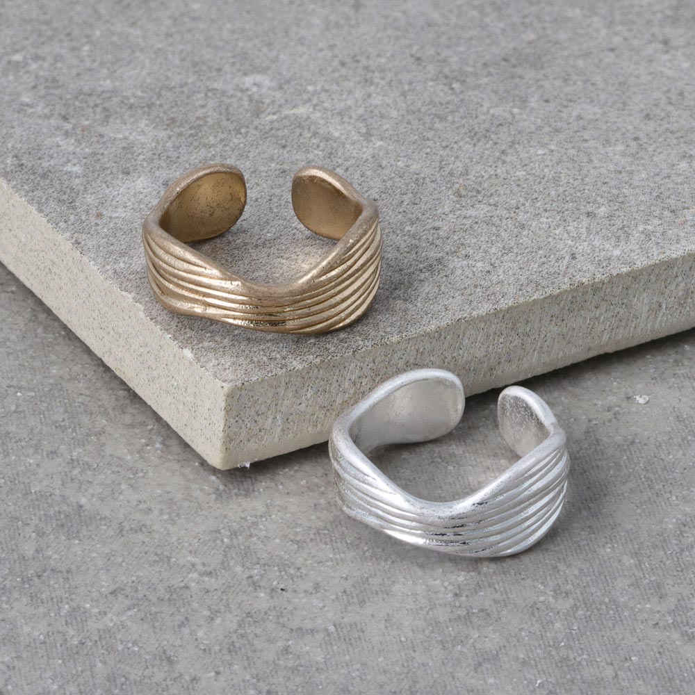 Ripple Cuff Ring