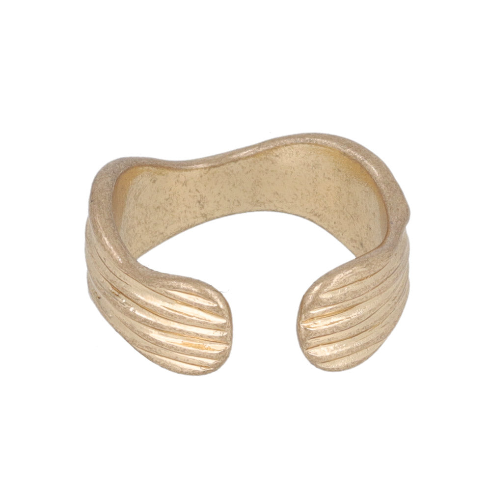 Ripple Cuff Ring