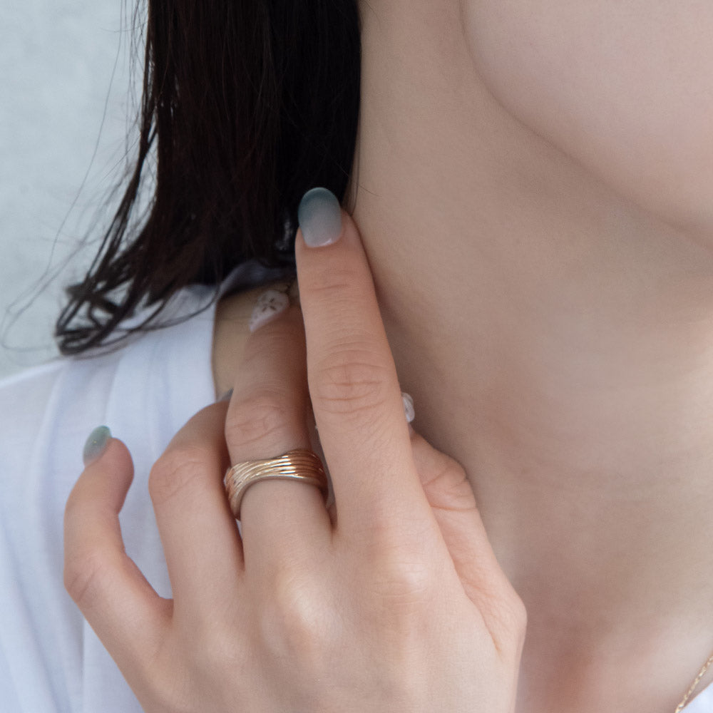 Ripple Cuff Ring