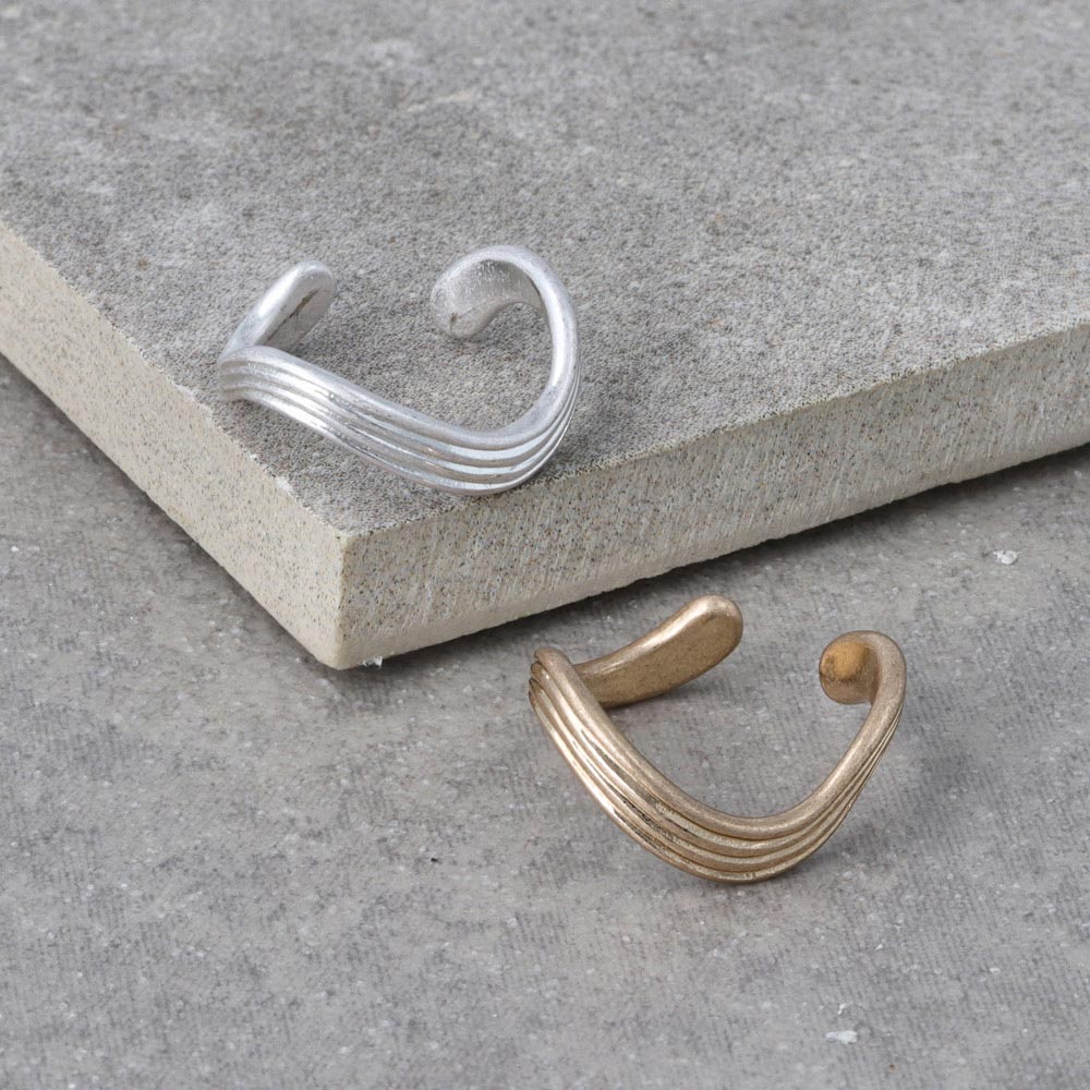 Wave Cuff Ring