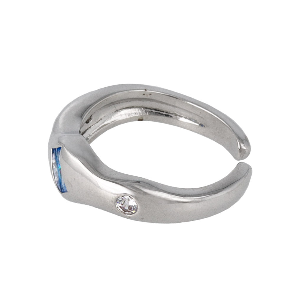 Blue Stone Inlaid Ring