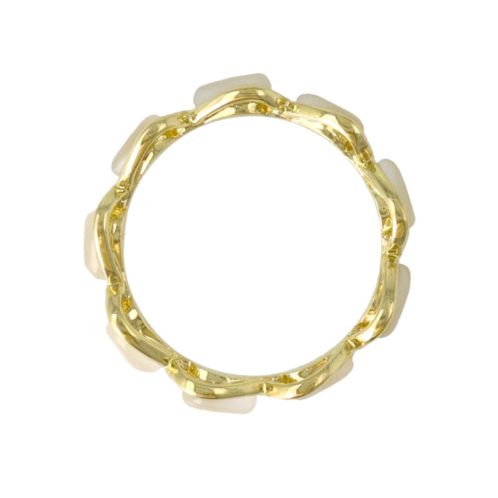 Faux Stone Loop Ring