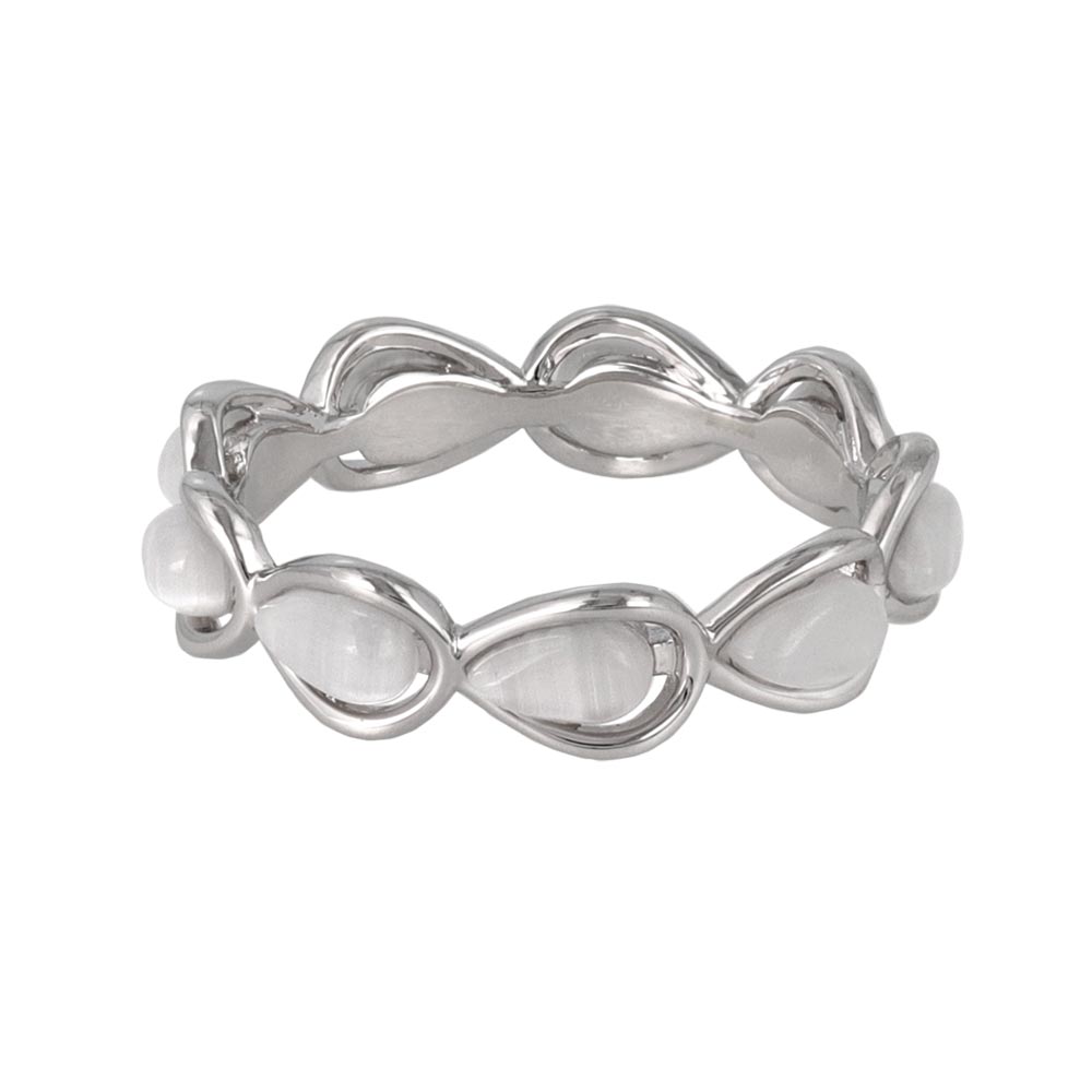 Faux Stone Loop Ring