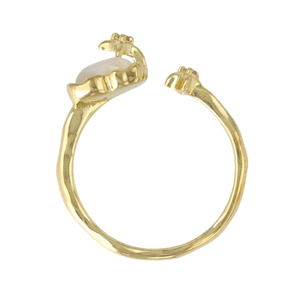 Heart and Star Cuff Ring