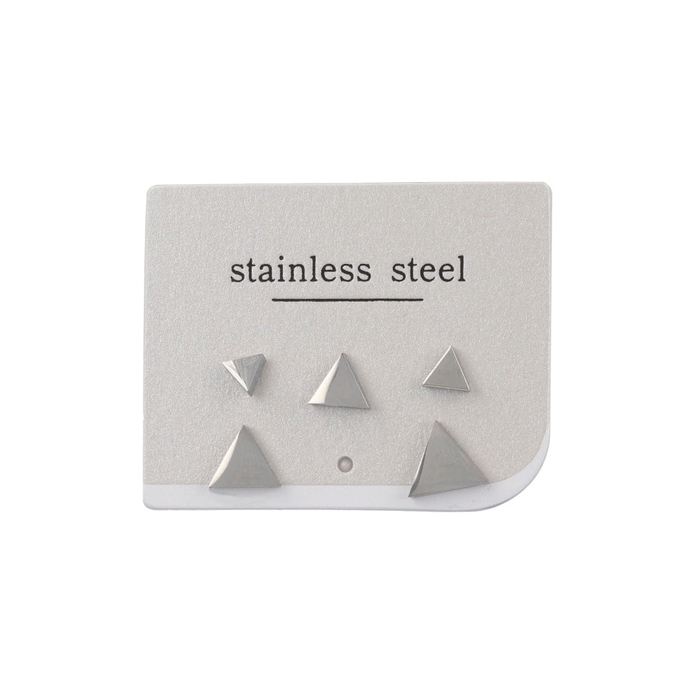 Triangle Stud Earring Set
