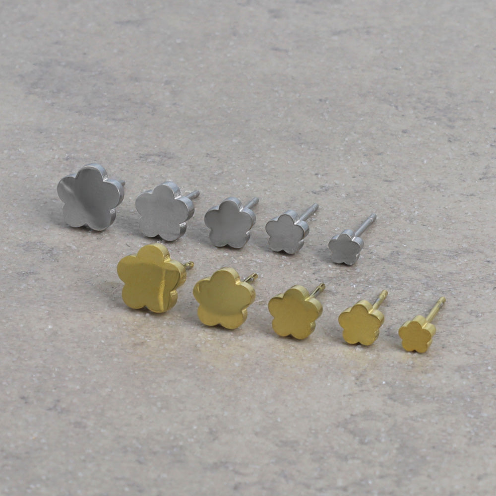 Flower Stud Earring Set - osewaya