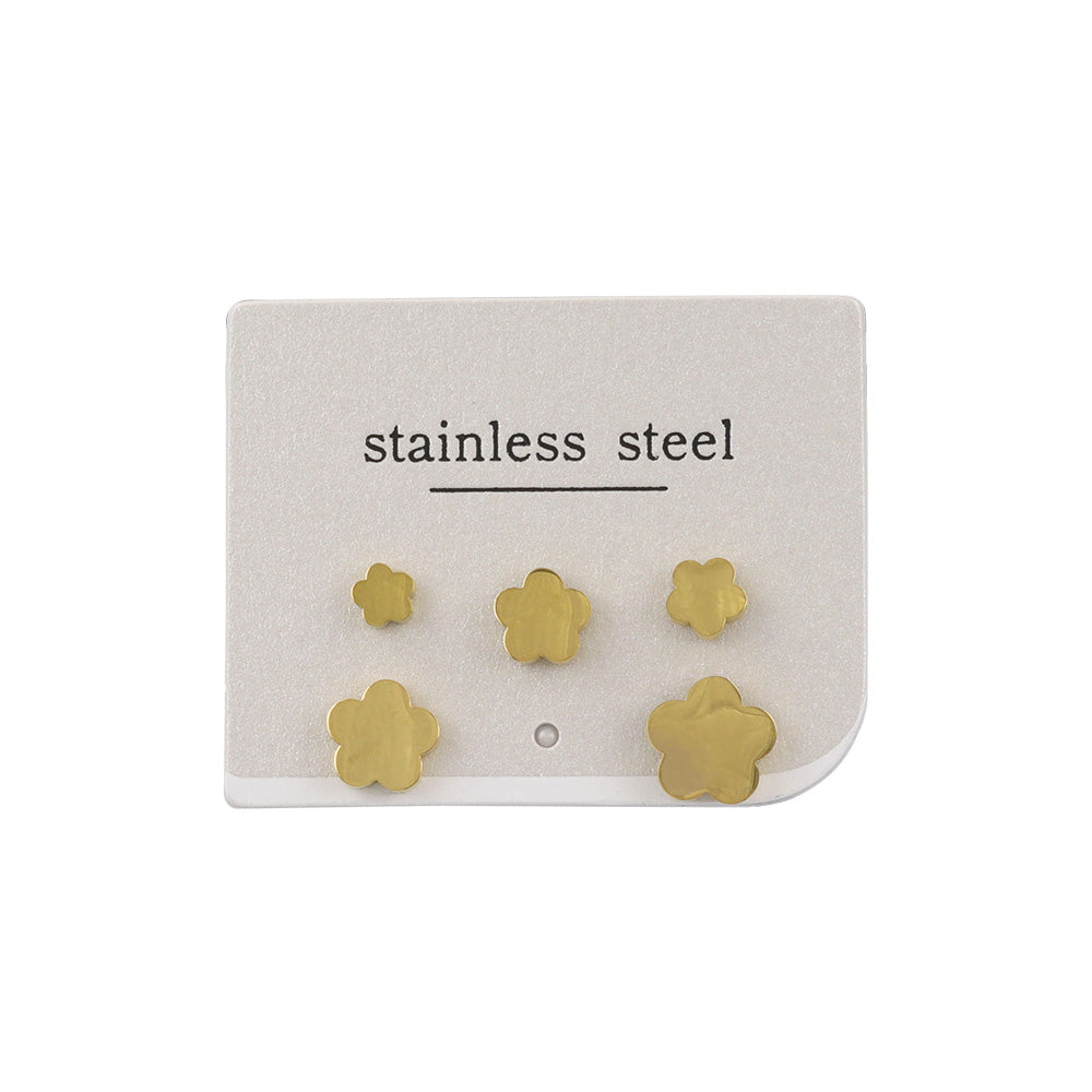 Flower Stud Earring Set