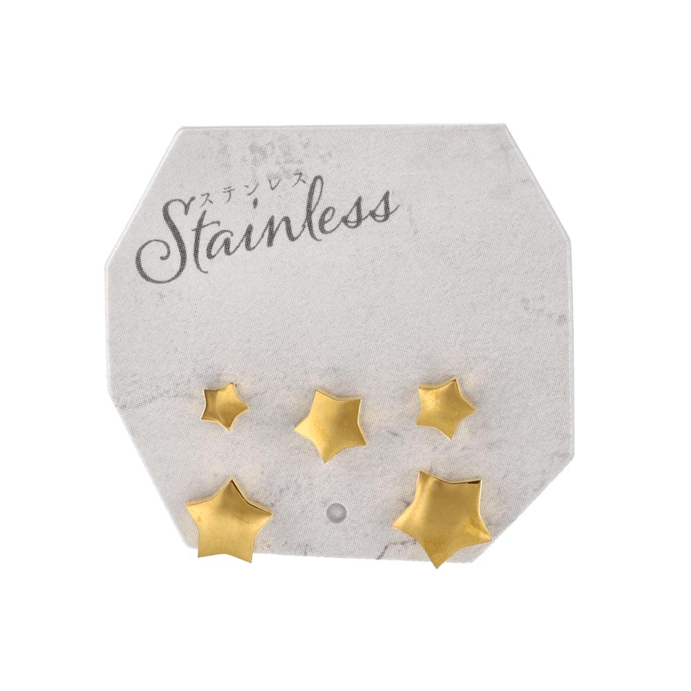 Star Stud Earring Set