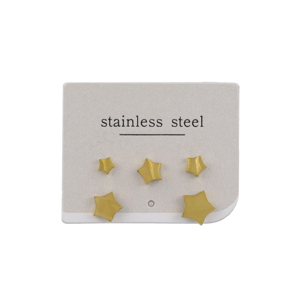 Star Stud Earring Set