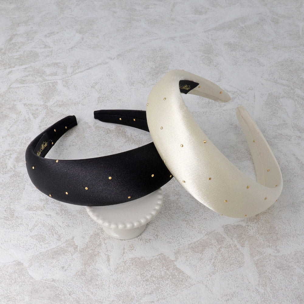 Metal Dot Puffy Headband