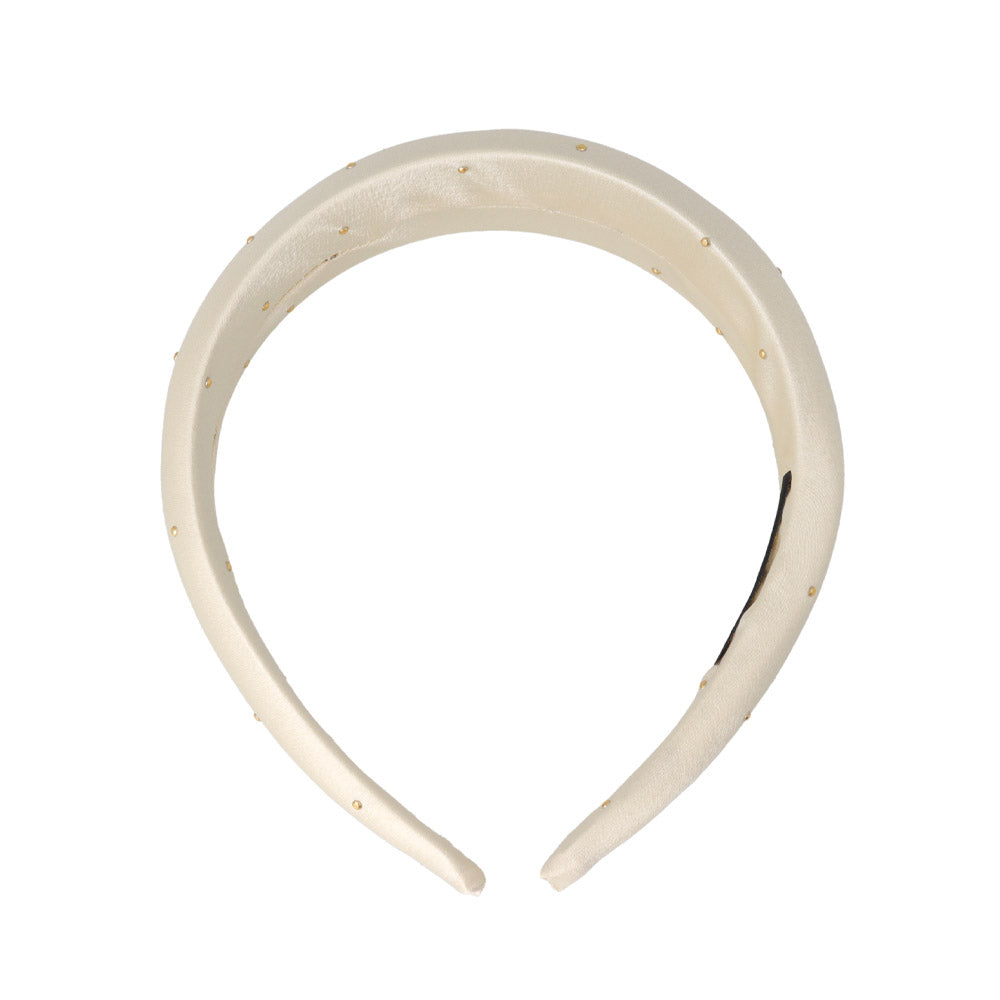 Metal Dot Puffy Headband