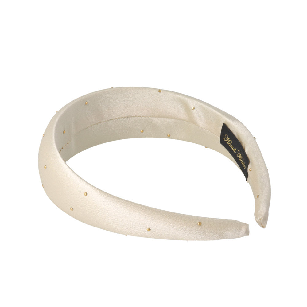 Metal Dot Puffy Headband