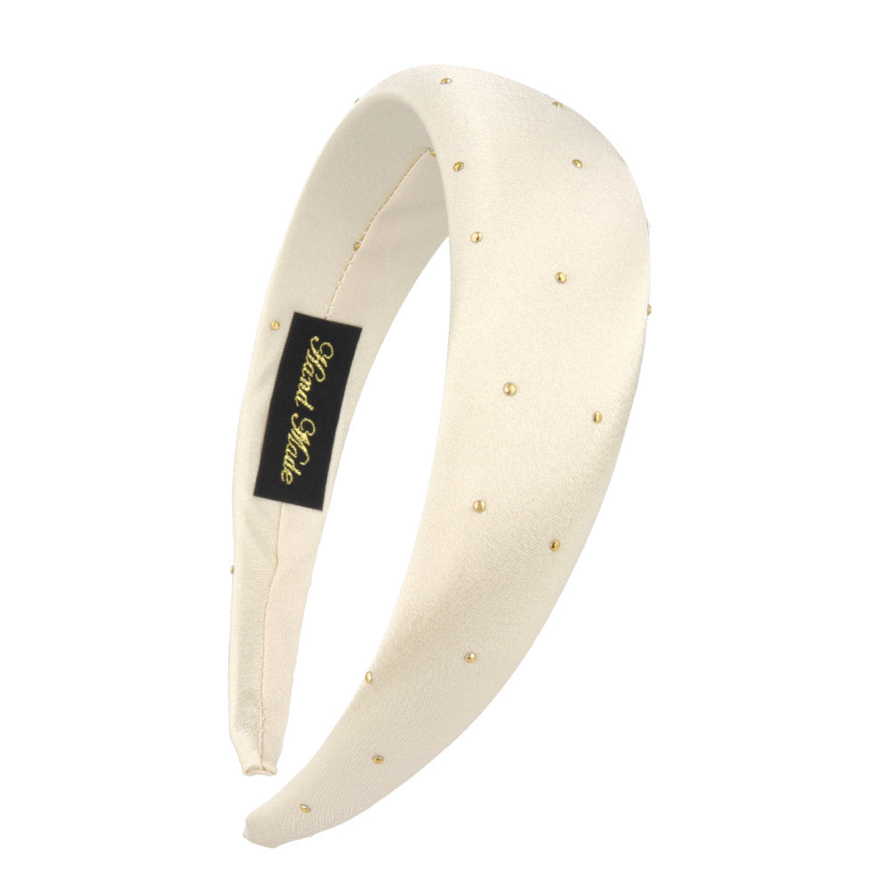 Metal Dot Puffy Headband