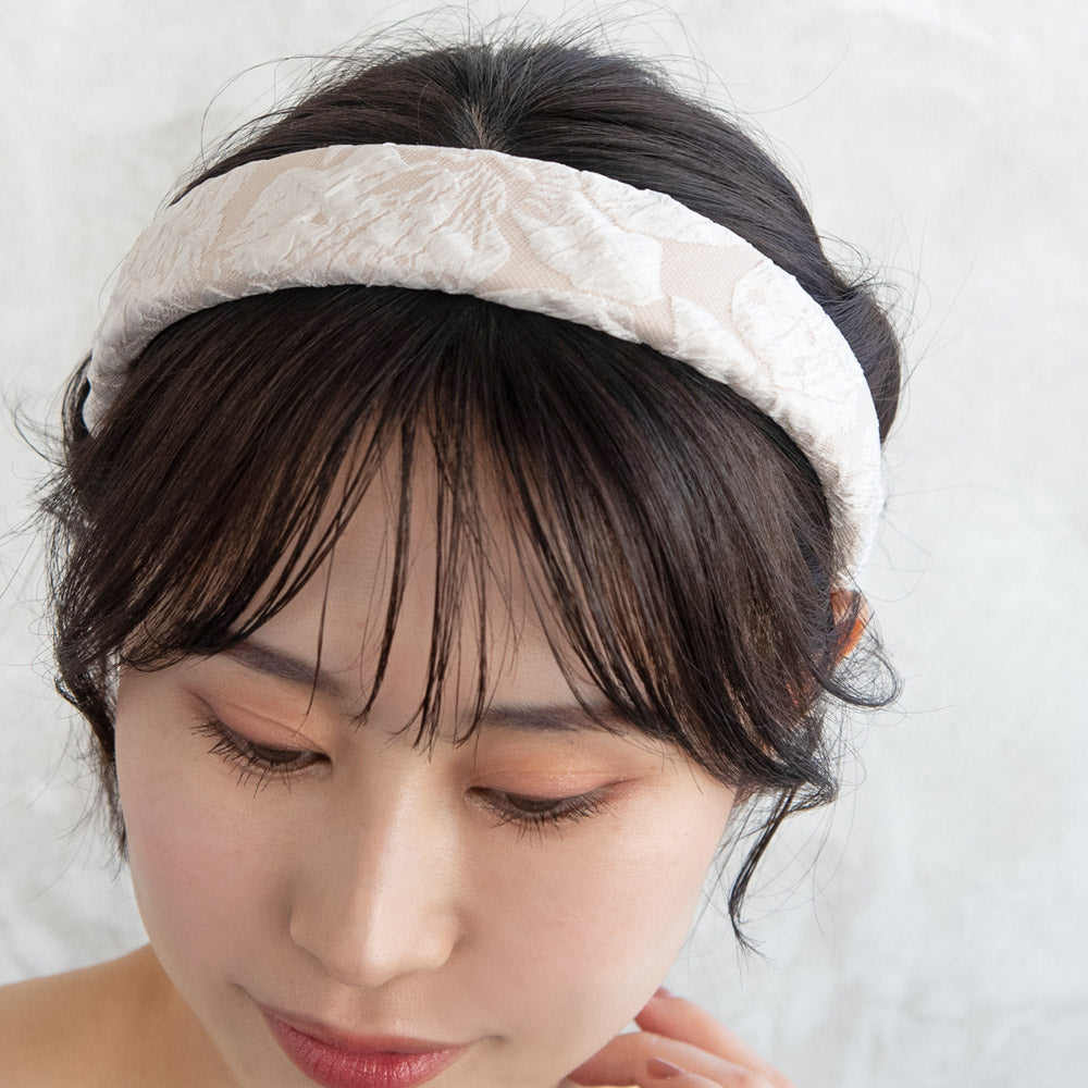 Wide Floral Pattern Headband