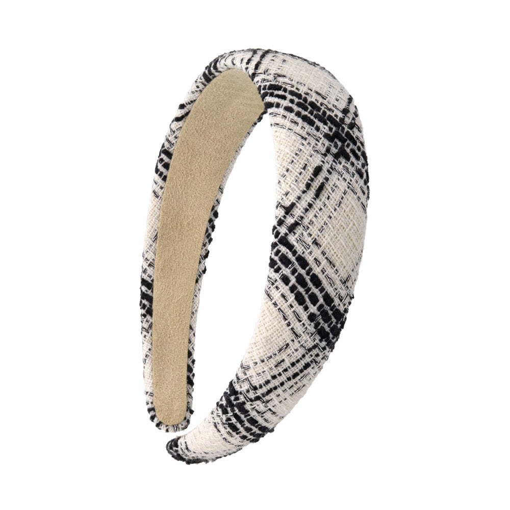 Wide Plaid Headband