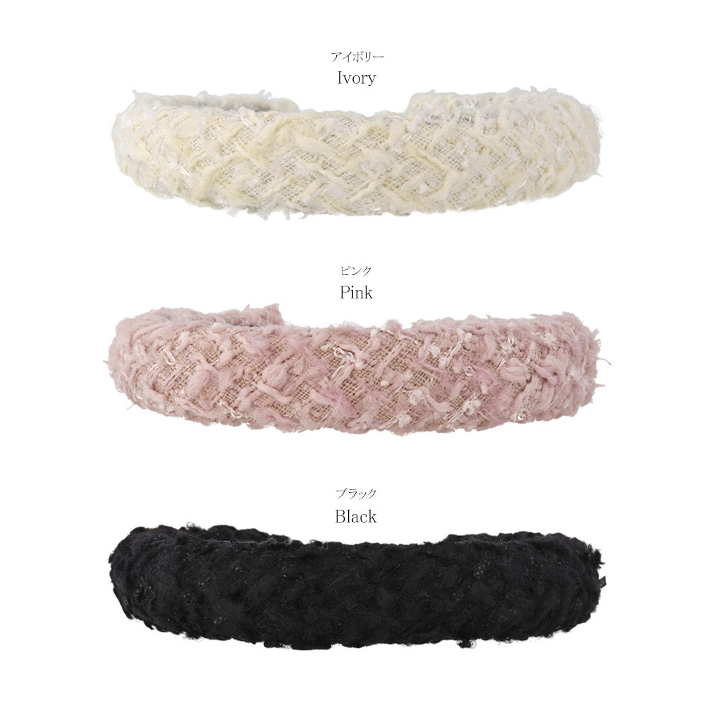 Thick Tweed Headband