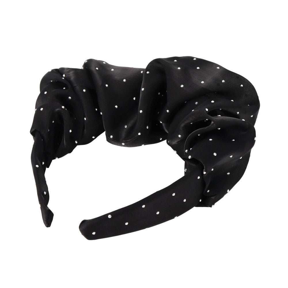 Polka Dot Ruffle Headband