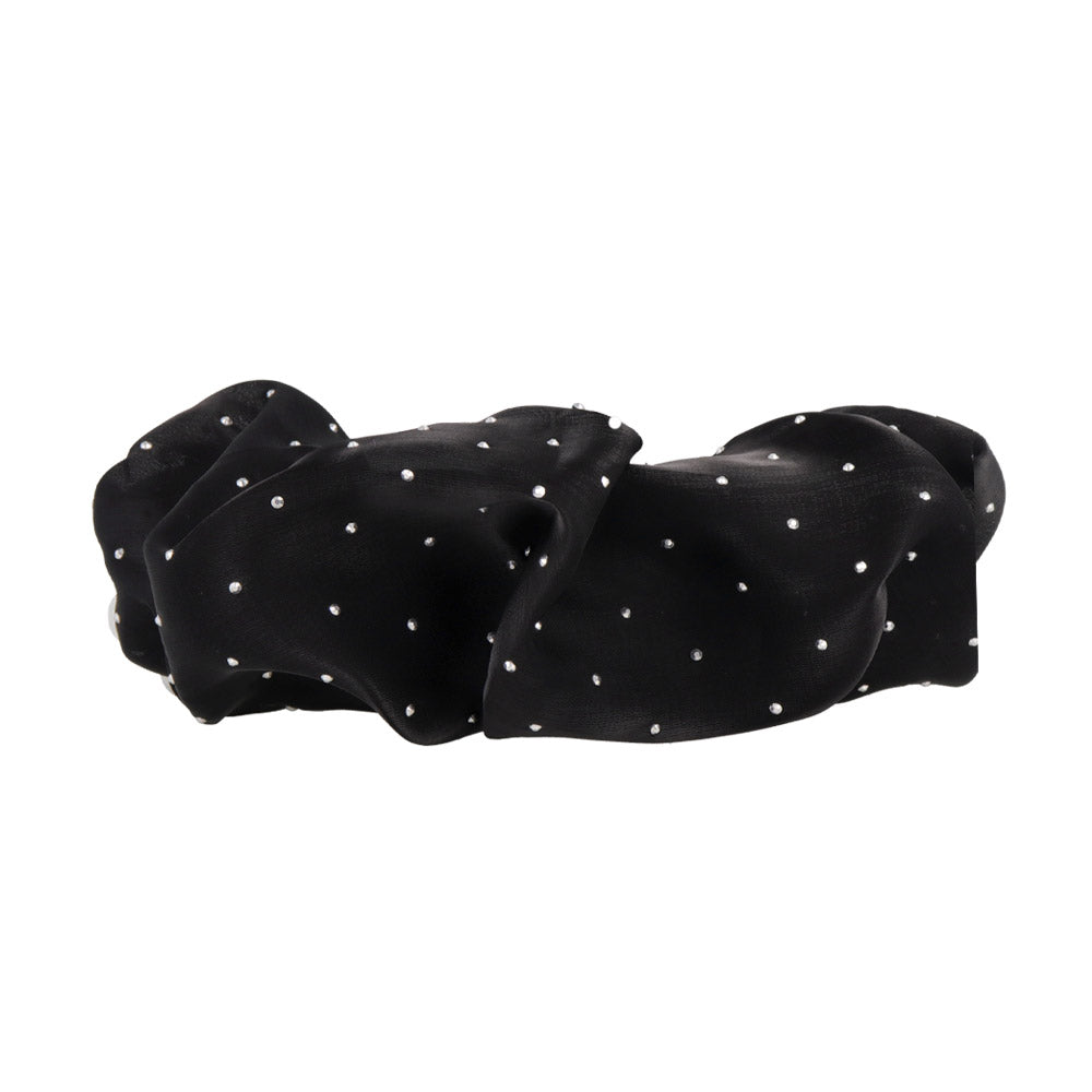 Polka Dot Ruffle Headband