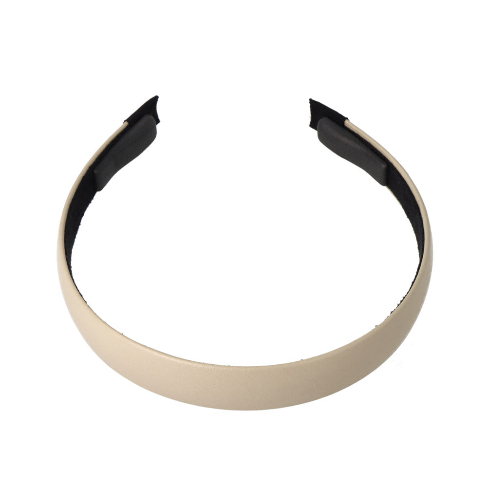 Faux Leather Padded End Headband