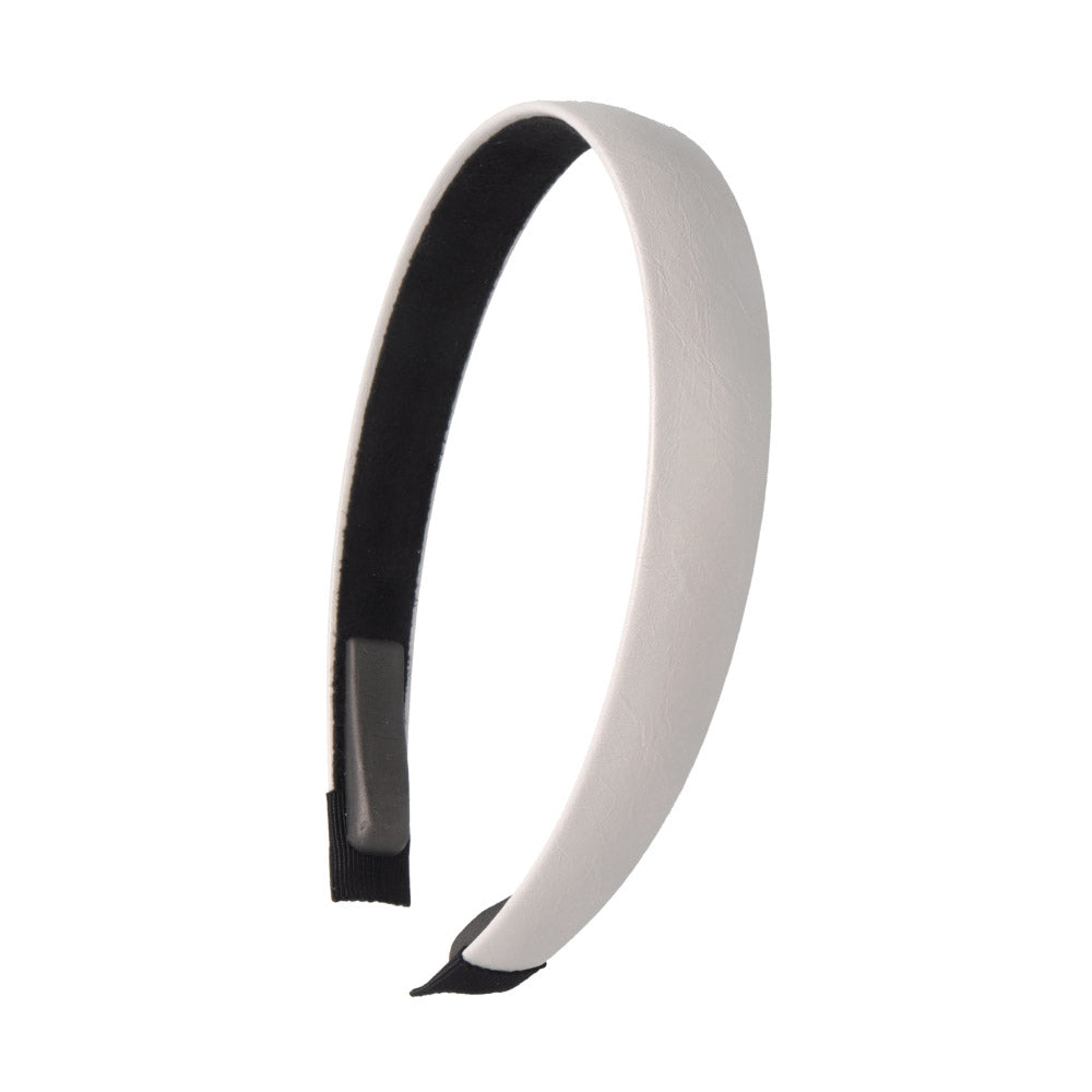 Faux Leather Padded End Headband