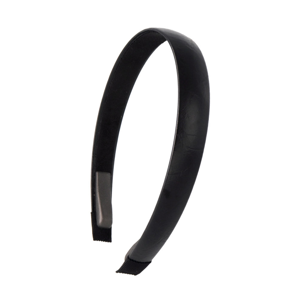 Faux Leather Padded End Headband
