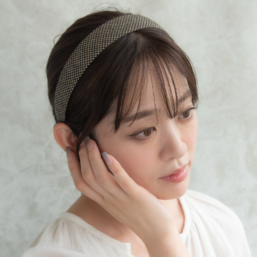 Plaid Padded End Headband