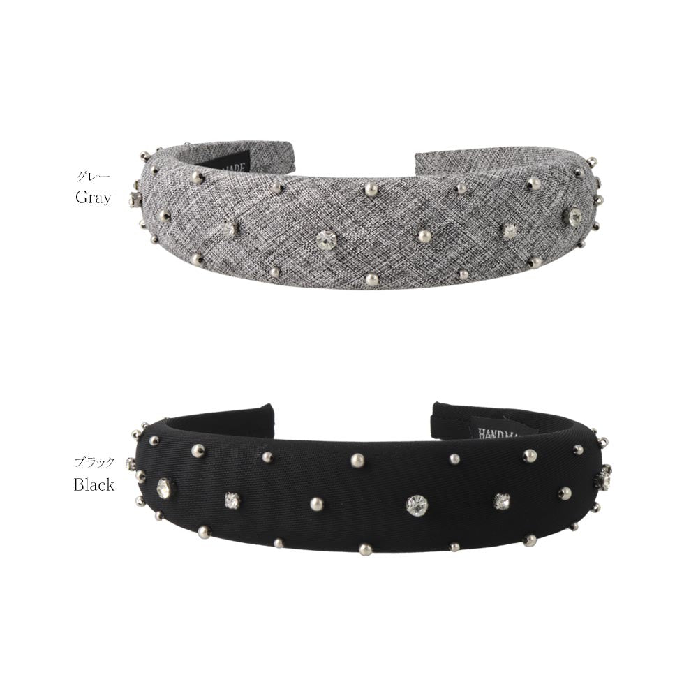 Encrusted Puffed Headband