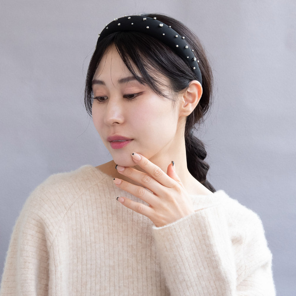 Encrusted Puffed Headband