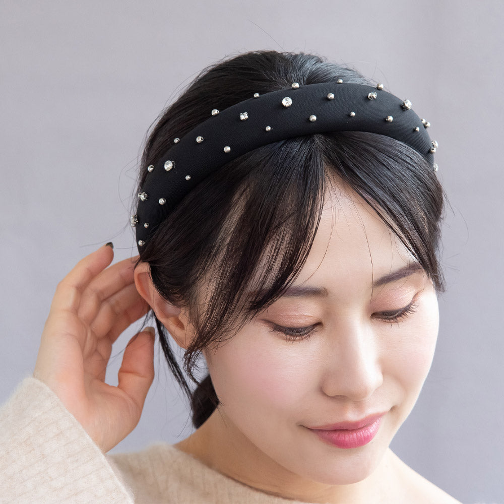 Encrusted Puffed Headband
